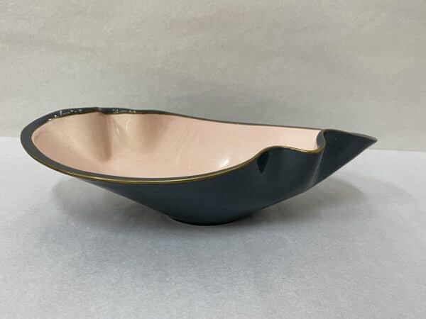 Pink and grey Carlton Ware dish