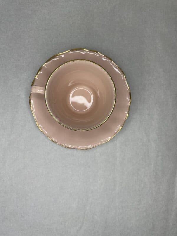 J &G Meakin Rosa teacups and saucers - Image 4