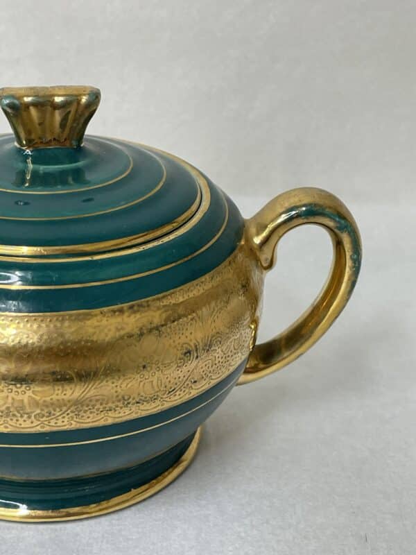 Vintage Sadler creamer and lidded sugar bowl - Image 9