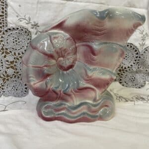 Pates pottery cornucopia vase