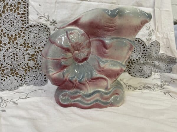 Pates pottery cornucopia vase