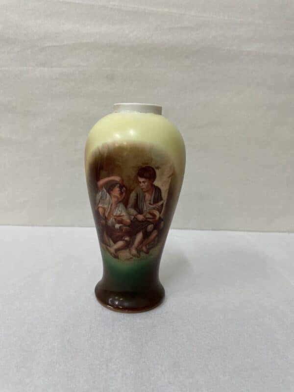 Beggar boys eating grapes and melons bud vase - Image 4