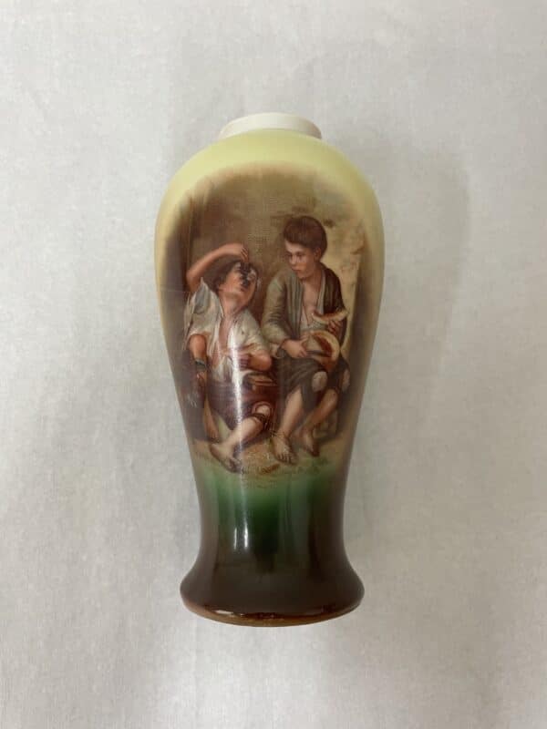 Beggar boys eating grapes and melons bud vase - Image 2