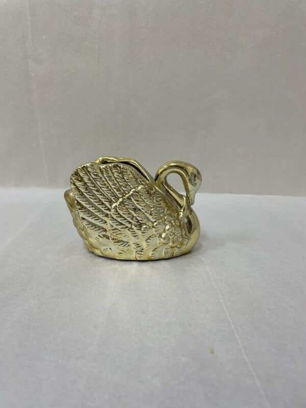 Gold vintage swan - Image 4