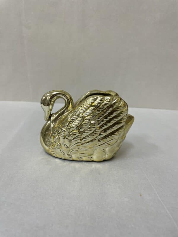 Gold vintage swan