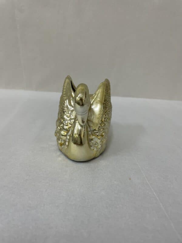 Gold vintage swan - Image 2