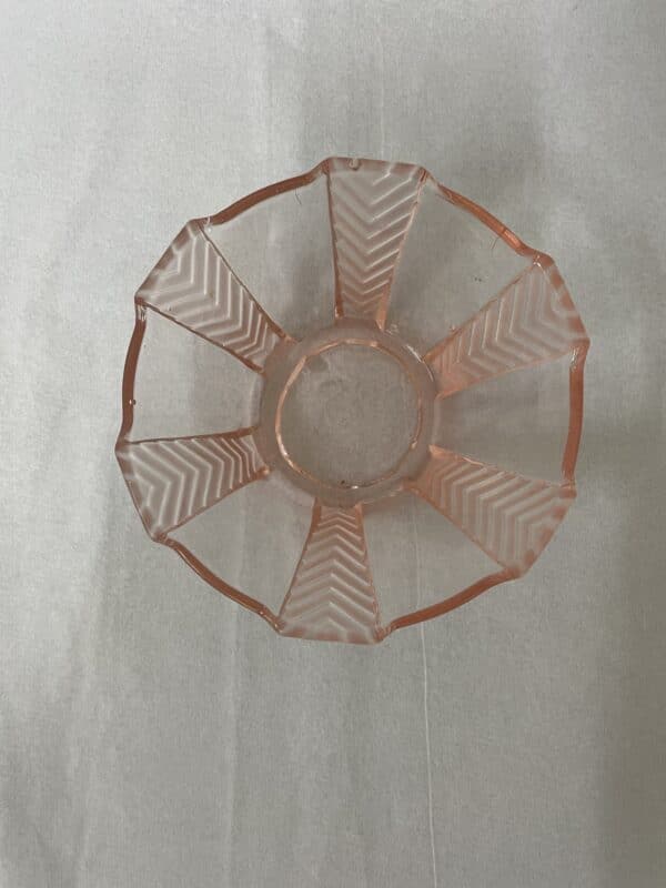 Pink Art deco bowl - Image 5
