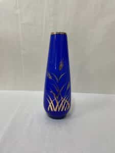 Cobalt blue vase