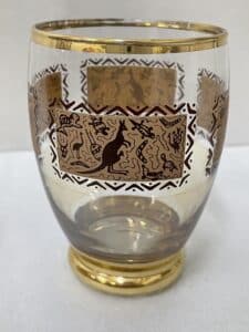 Australiana vintage drink glasses