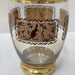 Australiana vintage drink glasses