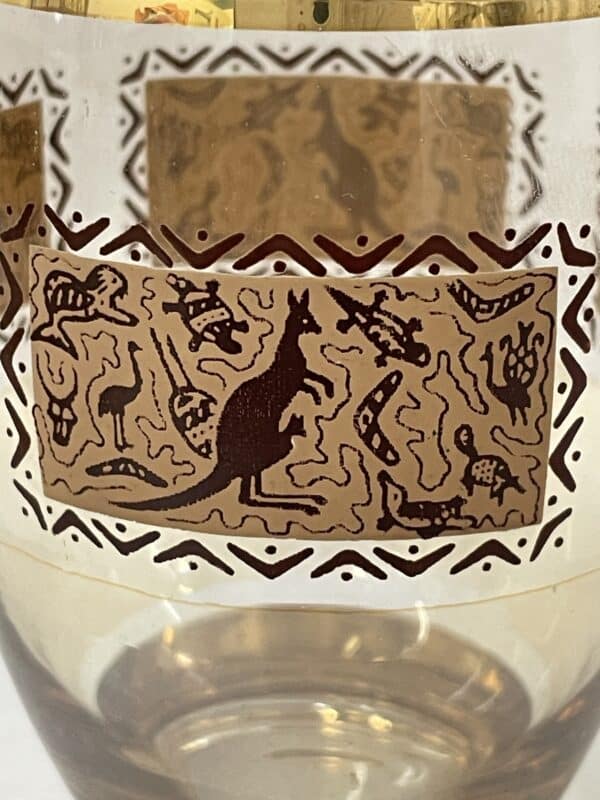 Australiana vintage drink glasses - Image 3