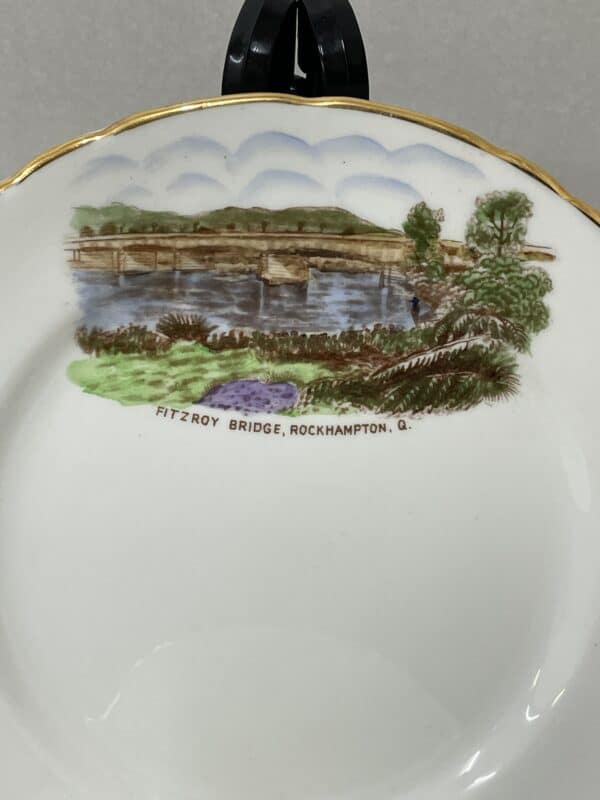 Souvenir china - Fitzroy bridge, Rockhampton, Queensland. - Image 5