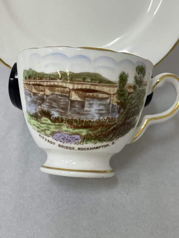 Souvenir china - Fitzroy bridge, Rockhampton, Queensland. - Image 4