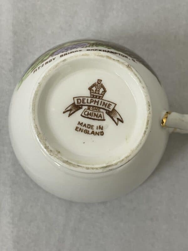 Souvenir china - Fitzroy bridge, Rockhampton, Queensland. - Image 3
