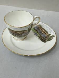 Souvenir china – Fitzroy bridge, Rockhampton, Queensland.