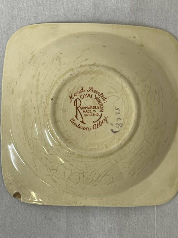 Royal Winton grimwades bowl - Tintern Abbey - Image 4