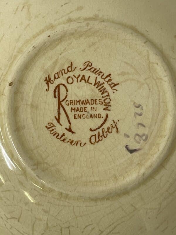 Royal Winton grimwades bowl - Tintern Abbey - Image 6