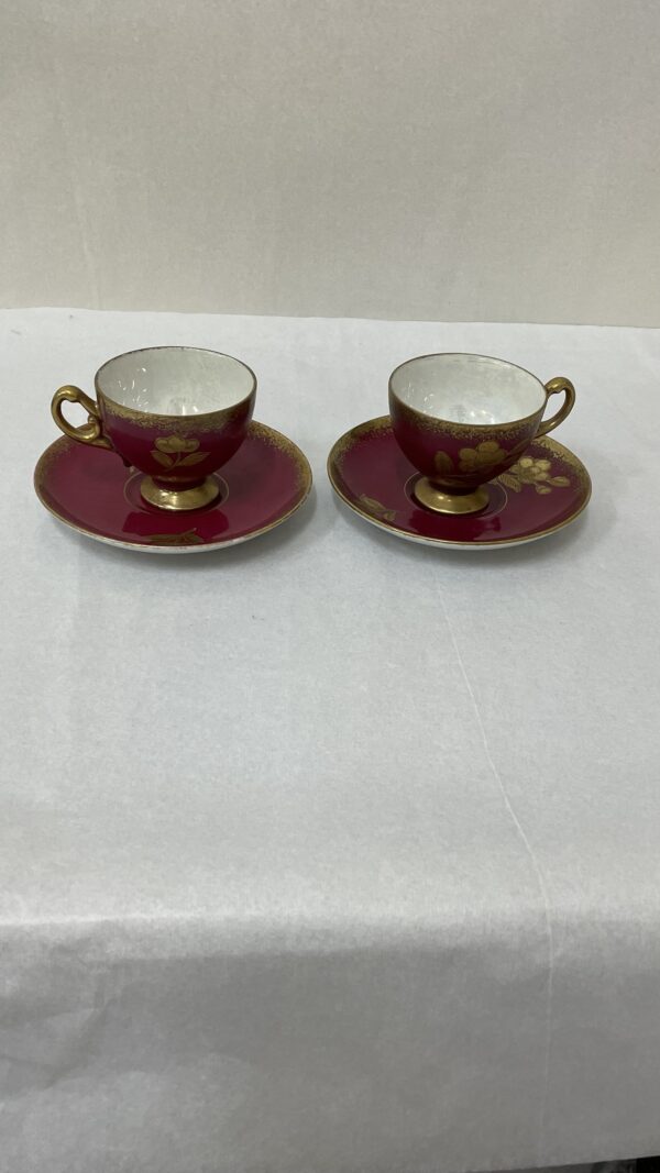 Nathco demitasse cups and saucers.