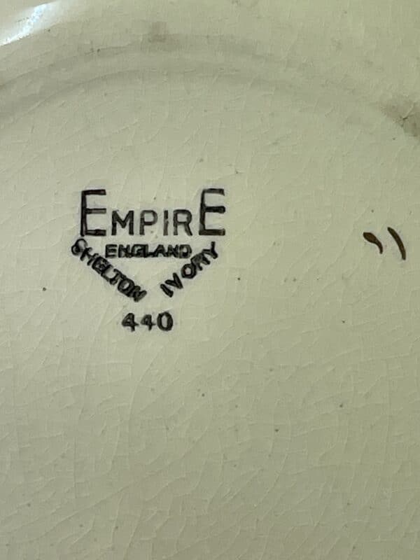 Empire England Shelton ivory plate - Image 7