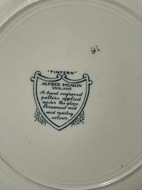 Tintern Meakin plate - Image 3